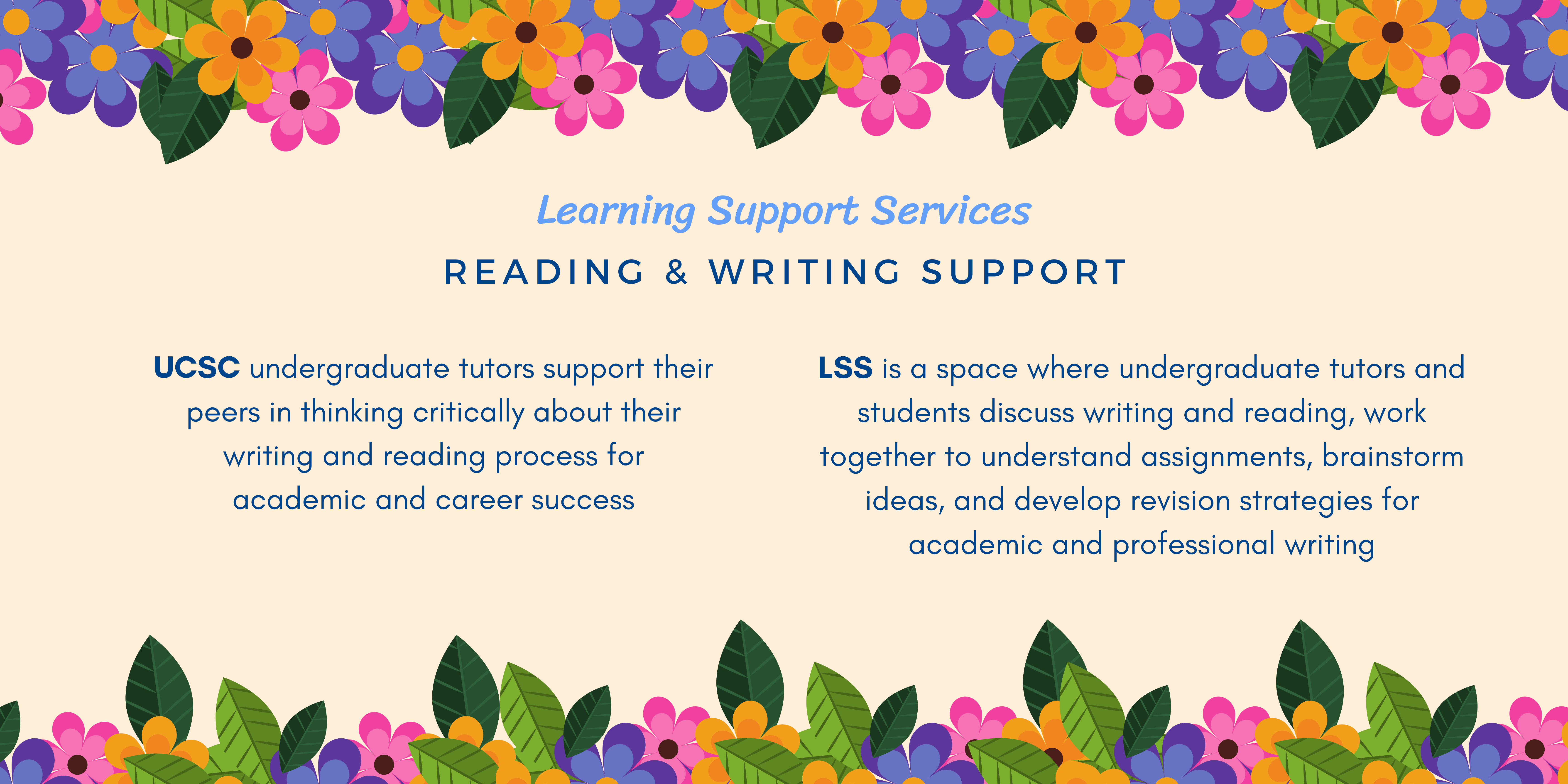 Reading and Writing Support